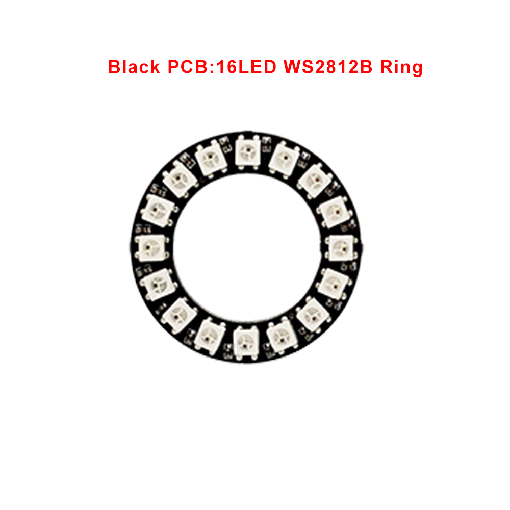 Dc 5V Led Ring Ronde Module 8/16/24/35/45 Pixel Individueel Adresseerbare Ws2812 Rgbic Cirkel Strip Licht Diy Smd5050 Full Color: Emitting Color4