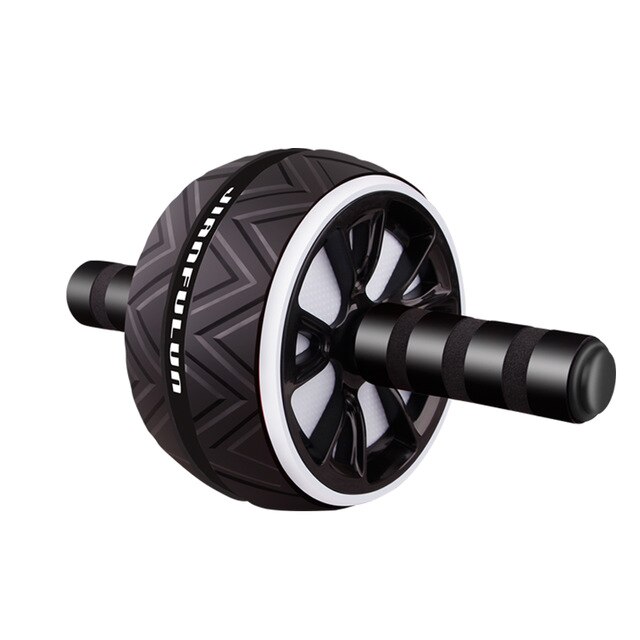 Muscle Exercise Equipment Home Fitness Equipment Double Wheel Abdominal Power Wheel Ab Roller Gym Roller Trainer Training: White black