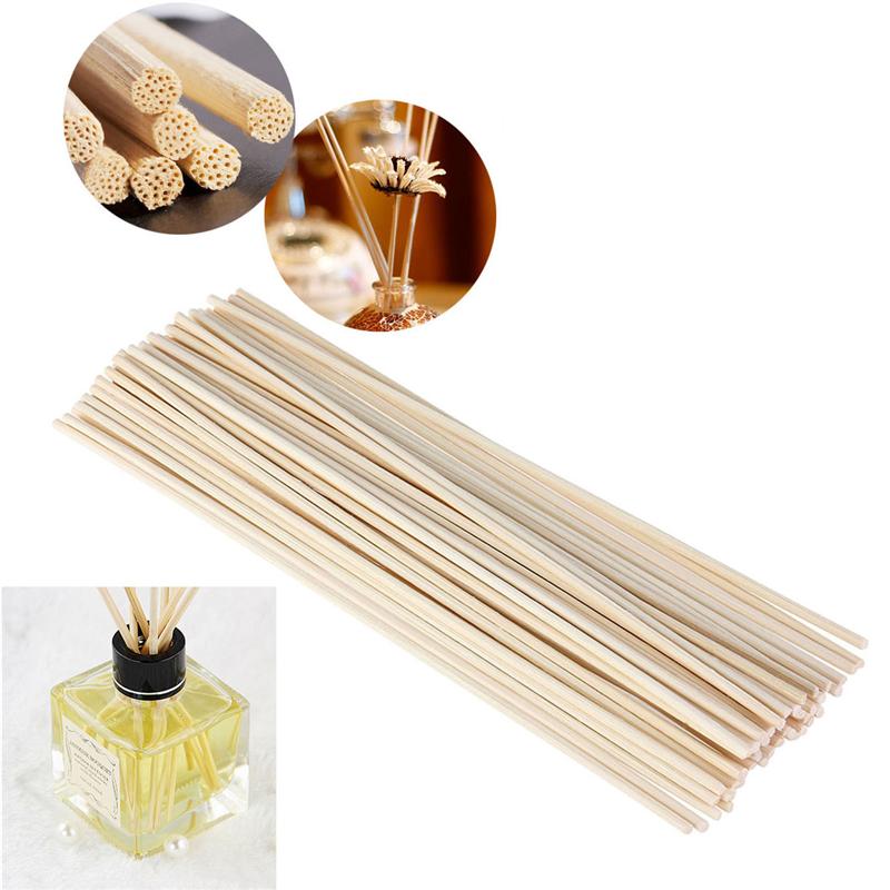 50pcs Aroma Diffuser Replacement Rattan Reed Sticks Essential Oil Scented Volatile Stick