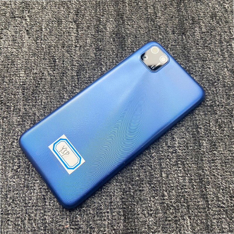5.45 &quot für Huawei Y5P Zurück Batterie Abdeckung Glas Gehäbenutzen Hinten Tür fallen Mit Kamera Objektiv Seite Geschmack Y5 P DRA-LX9: Blau