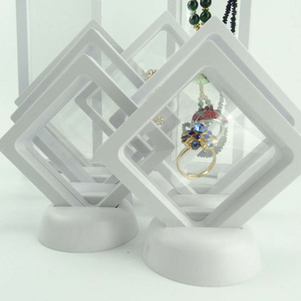 Display Film Suspension Jewelry Transparent Box Jewelry Storage Box Transparent Frame Display Stand