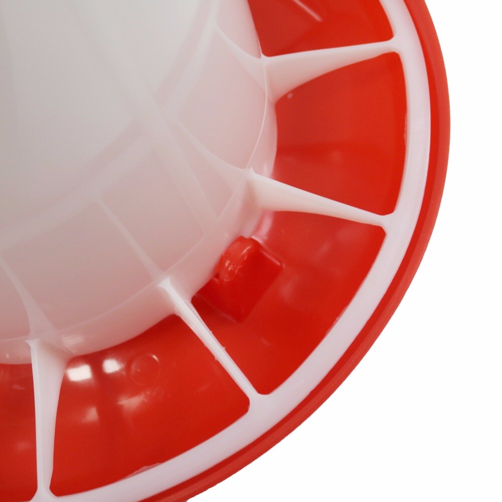 6.2 kg kyllingeopdræt værktøj fasan fodring spand rød krybbe