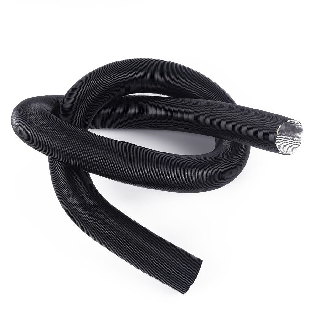 Conducto calentador de coche, tubo de aire acondicionado de 42mm, aire acondicionado negro cálido