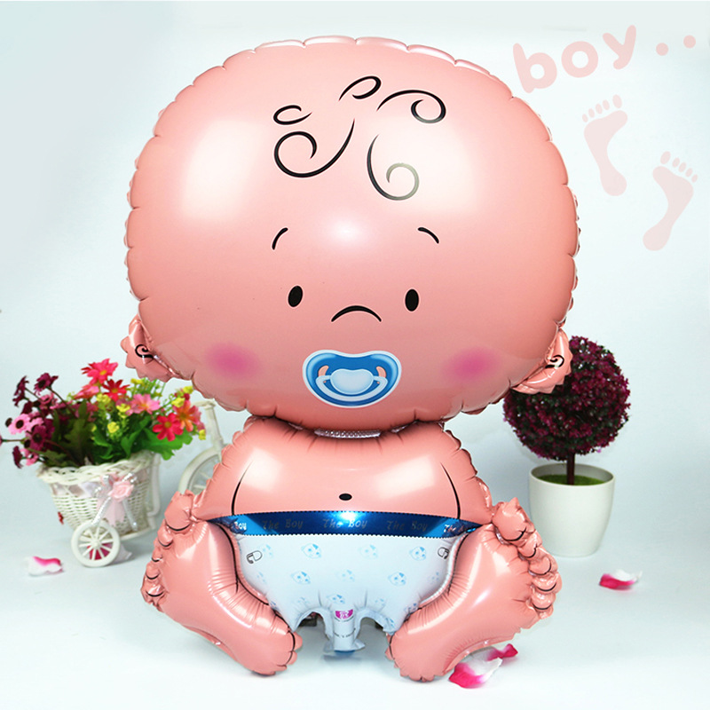 Dibujos Animados niñas Ángel Bebé globos de aluminio bebé niña 1th cumpleaños decoraciones niños Decoración