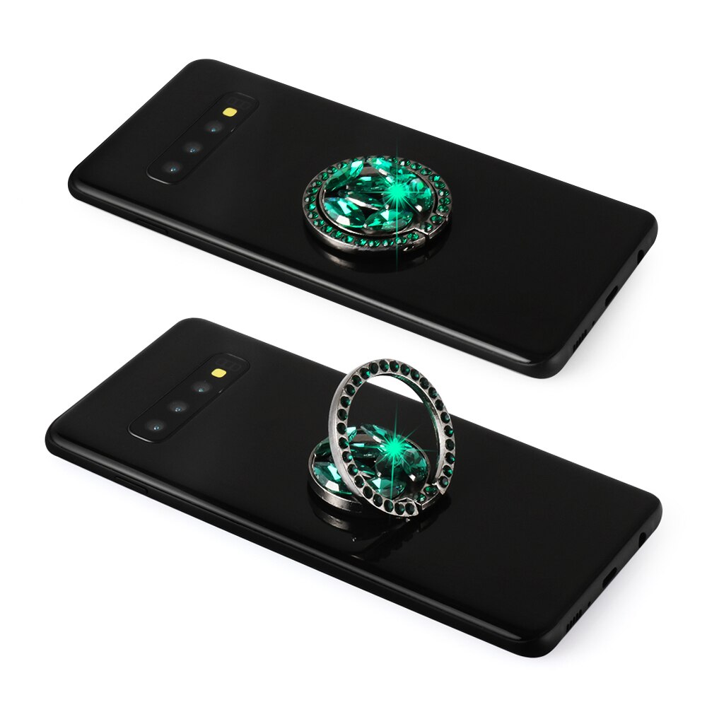 Supporto per anello rotante universale Ultra sottile di lusso con diamante 360 per anello da scrivania con staffa in metallo per Tablet cellulare durevole