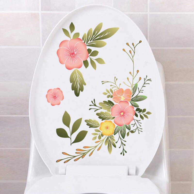 Bloem Muurschildering Wc Stickers Badkamer Decoratie Stickers Badkamer Decoratie Zelfklevende Schilderijen Giraffe Geplaveide: 10