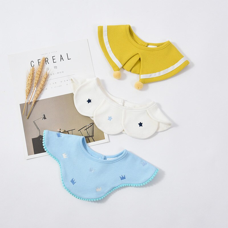 Primavera Verano otoño bebé cuello lazos bebé Baberos niños niñas cuello Collar niños accesorio: F