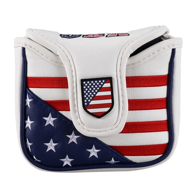 PU Golf Hammer Putter Abdeckungen Headcover Synthetische Leder Wasserdichte Griff Schützen Headcover Putter Abdeckung Headcover für Klinge Kopf: Ursprünglich Titel