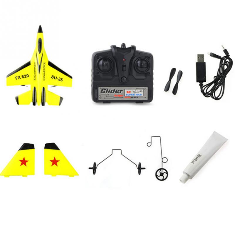 Rc avión fresco Avión RC lucha de ala fija Avión RC hecho de plástico de espuma 2,4G Control remoto de Radio Avion modelo planeador