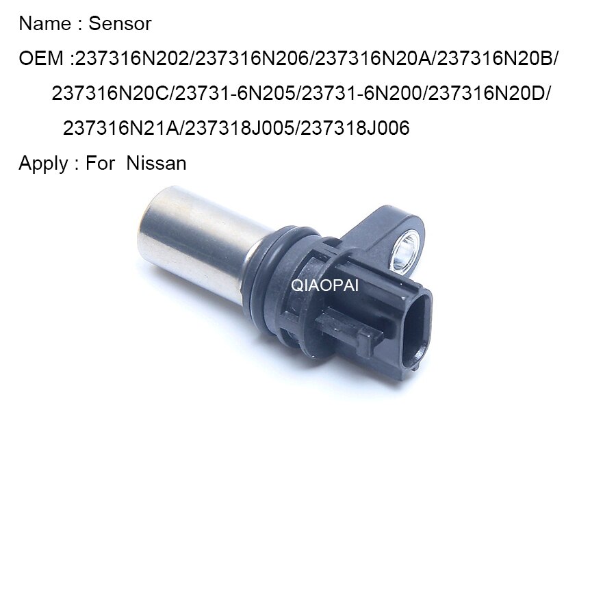 Crankshaft Position Sensor 237316N21A 237316N205 237316N206 237316N202 237316N20D For Nissan Altima 2.5L Urvan Frontier X-Trail