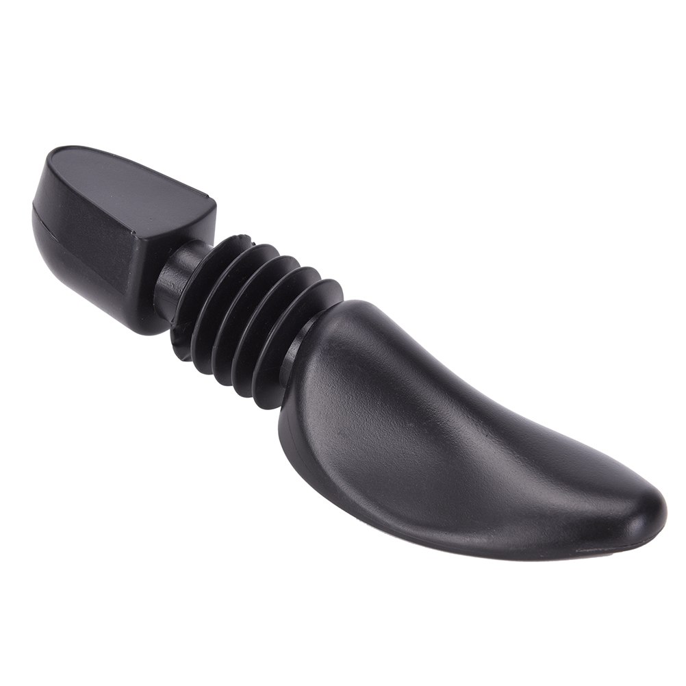 1Pair Spring Shoe Tree Stretcher Boot Holder Shaper Automatic Support For Men/Women Black Plastic Shoes Tree Stretcher