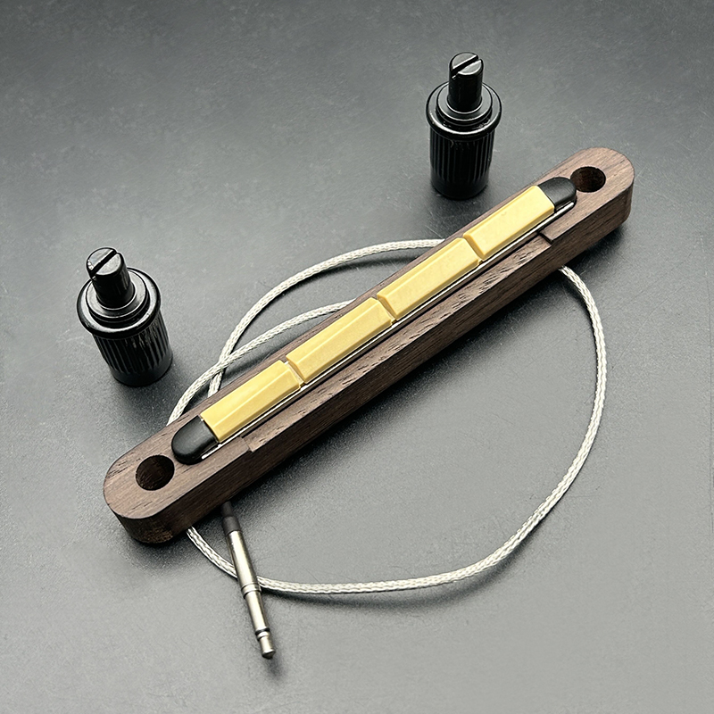 Transductor bajo puente, pastilla piezoeléctrica de cerámica, instrumentos de cuerda para guitarras acústicas de 4/6 cuerdas, bajo, 1 ud.: Rojo