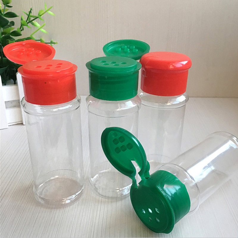 10/12/20 st 100ml plast kryddor salt peppar shakers kryddor grill kryddor burk cruet behållare kök kryddor flaska