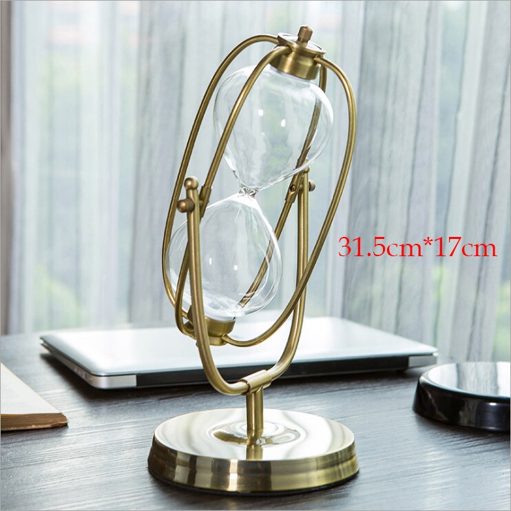 Self-installed sand homemade hourglass empty bottle timer birthday wedding decoration home Glass Hourglass: F