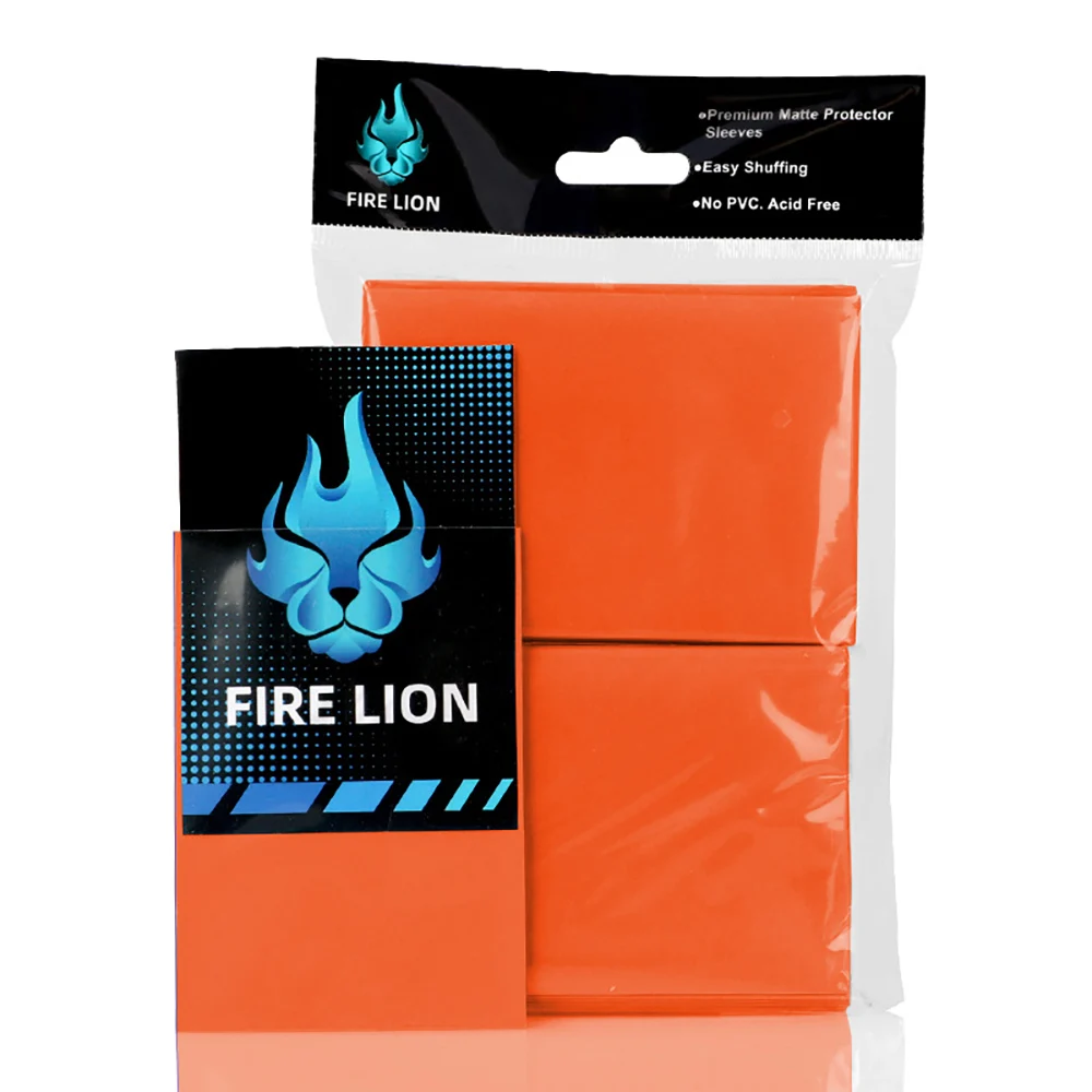 62x89mm 100PCS/Set Solid Matte Trading Card Sleeves Top Loading Japanese Size Card Protector for YGO: Blue