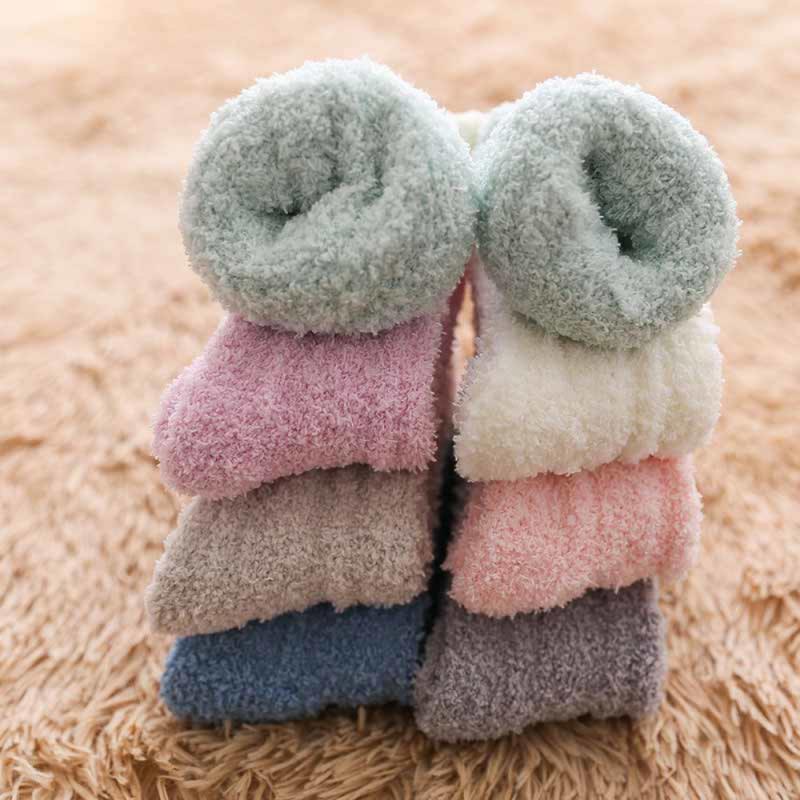 Teen Sokken Dikke Warme Bont Fleece Vloer Sokken Accessoires Sport Sokken Sportkleding Vrouwen Winter Pluizige Lange Sokken