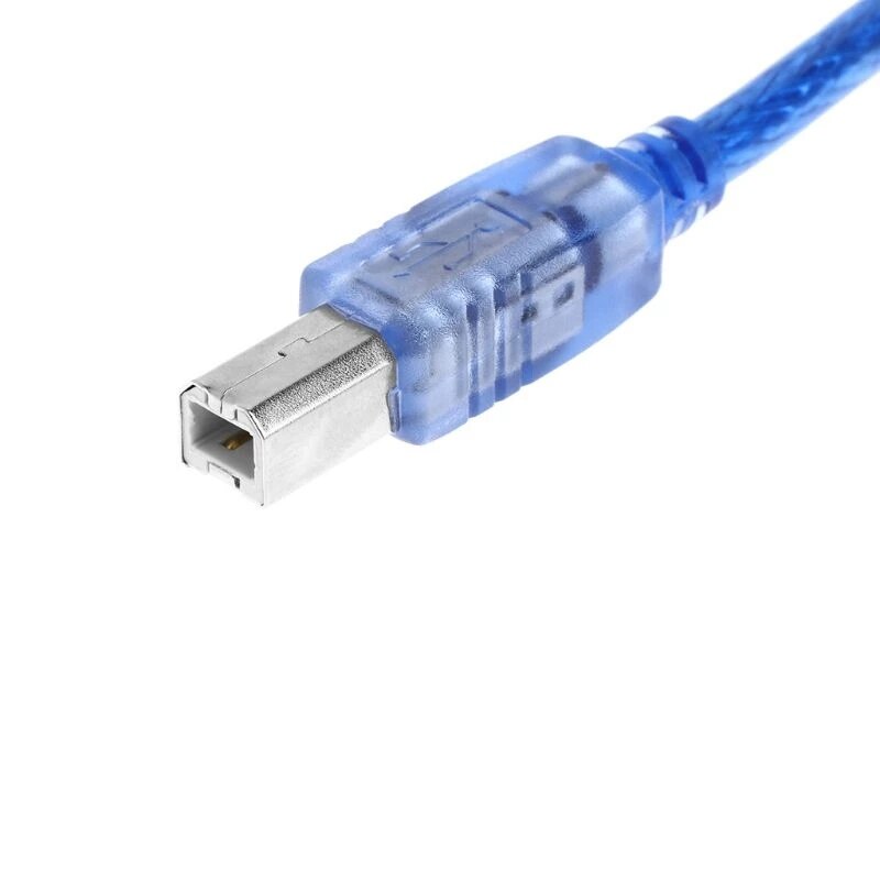 Scanner printer cable type a male to type b male usb 2,0 extension print cable for printer hdd high speed transparent 1,5-10m