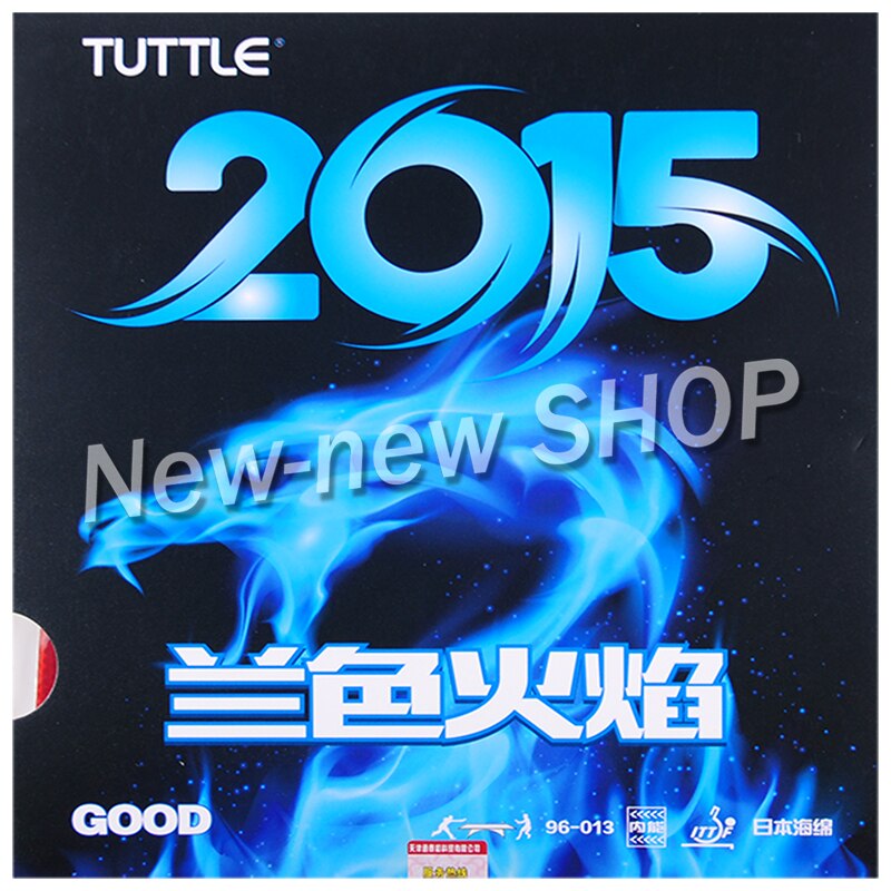 Tuttle Blue Fire 40 + Puistjes In Tafeltennis Rubber Japan Spons