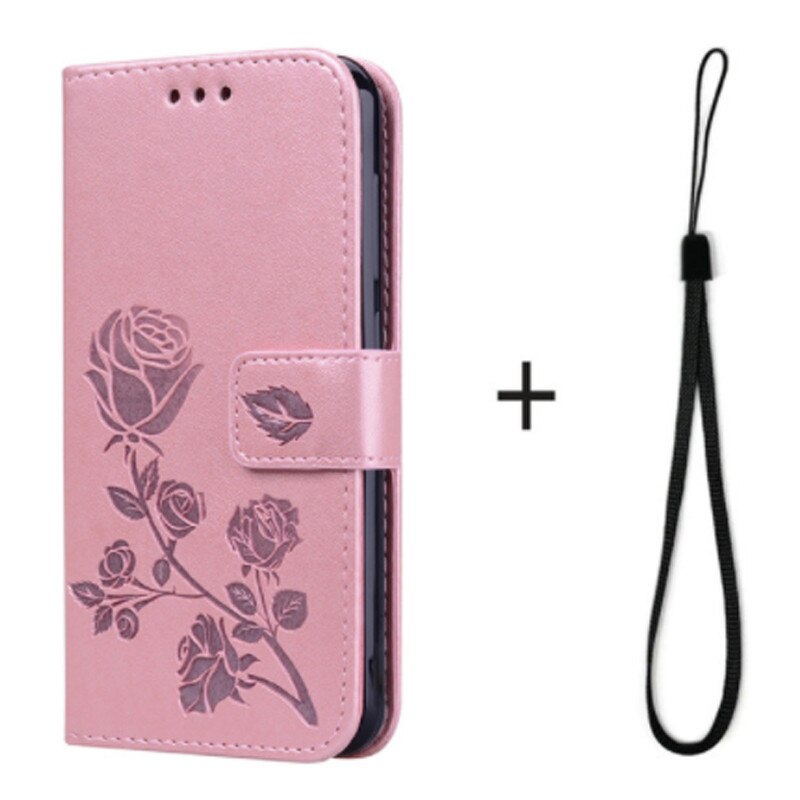 Flip Case for Alcatel 1C 5003D phone holster Wallet Leather Cases Card Slots: 3Pink-