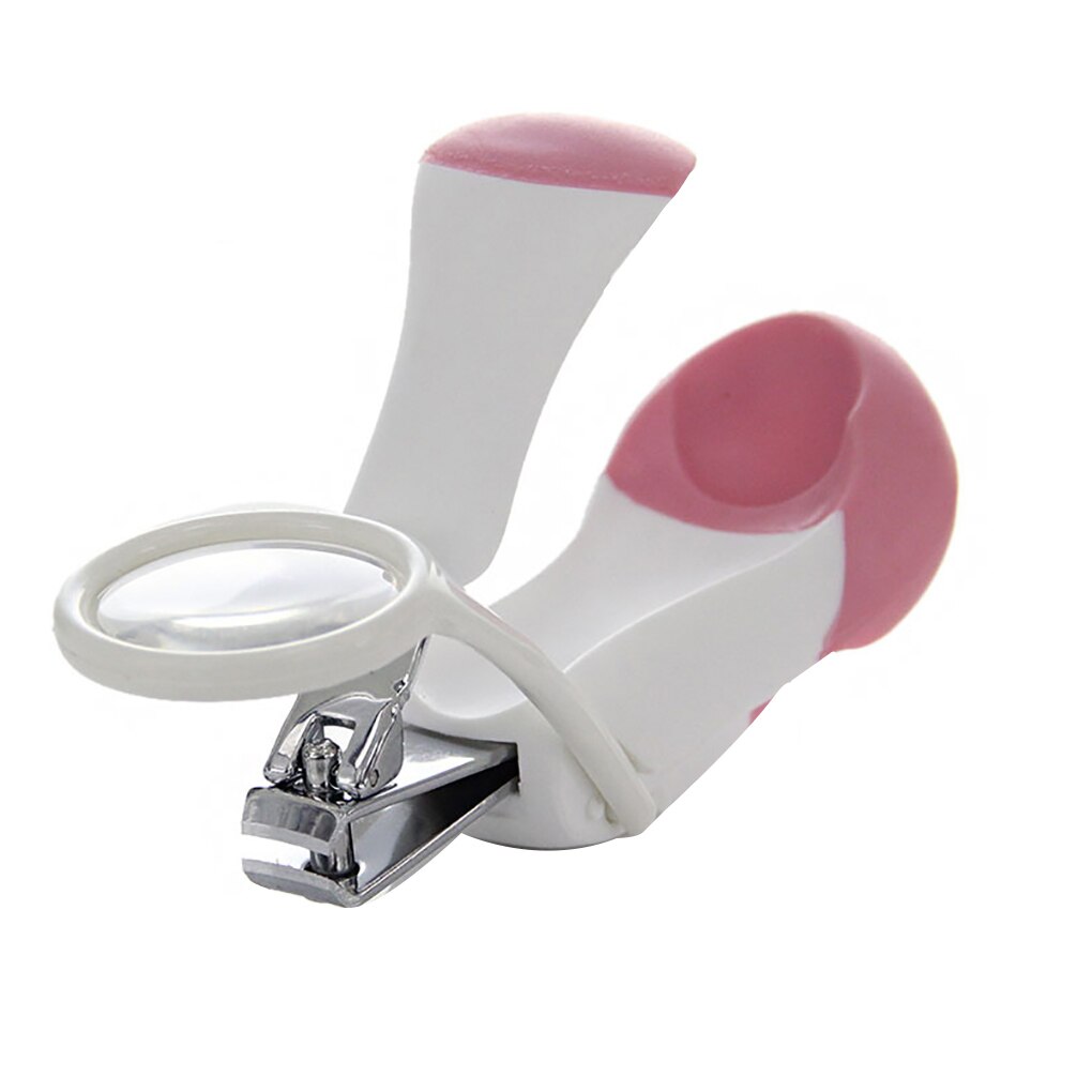 Loupe acier inoxydable coupe-ongles loupe attachée bébé enfants adultes outil de manucure