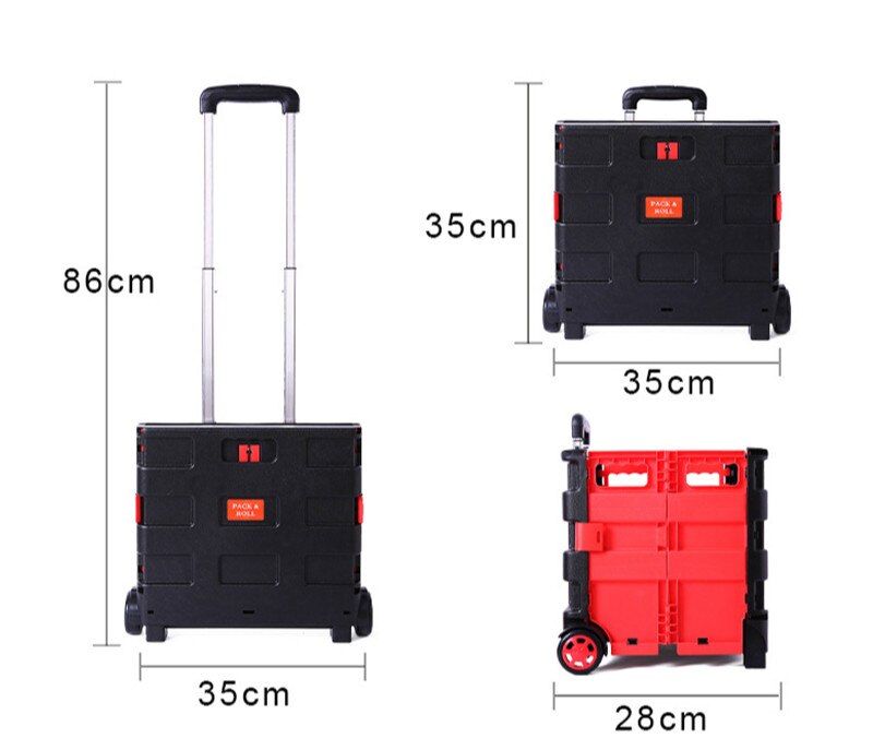 Plastic Back-up Trunk for Automobile Receptacle Truck Multi-functional Folding Storage Truck To Tidy Up Interior Articles: Small