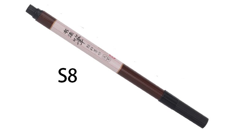 12 stk farverig engangs pen blæk, blæk etui, studerende fyldepen 05mm ,  blæk patron refills: S8 kalligrafi pen