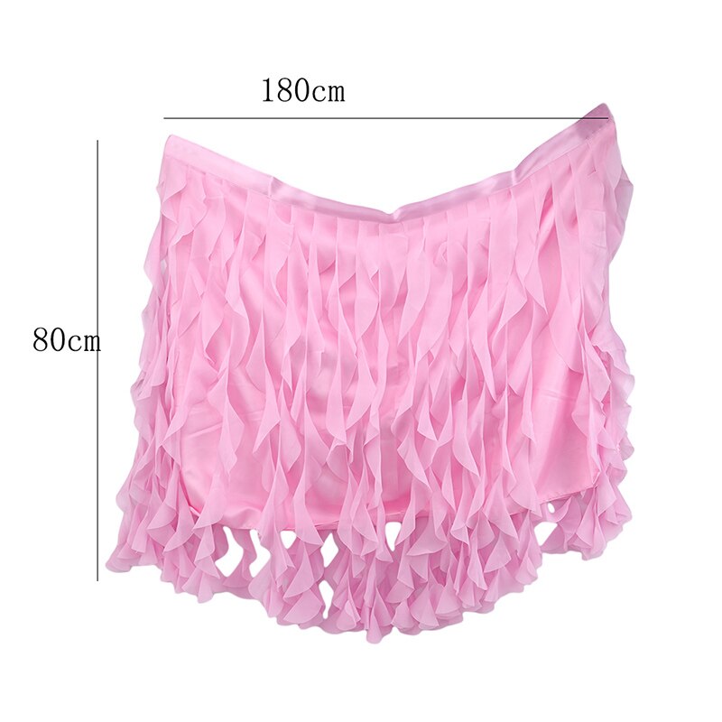 Rag Rieten Tafel Rok Bruiloft Decoratie Mesh Tafel Rok Verjaardagsfeestje Hotel Banket Tafel Decoratie Tafel Rok