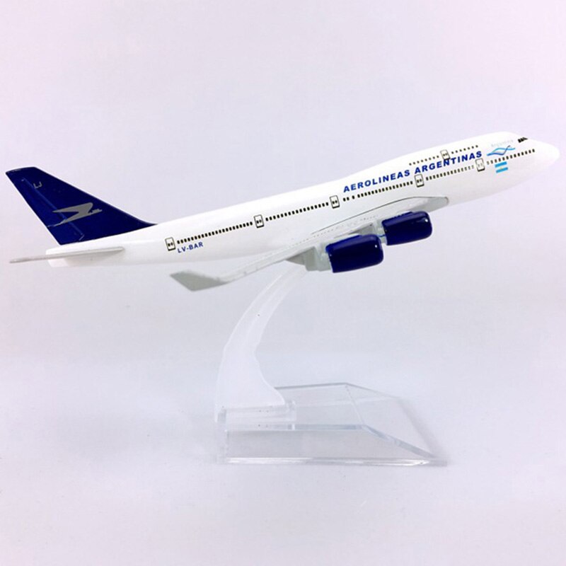 16cm legering vliegtuig model 1:400 boeing  b747-400 model argentijnse luchtvaartmaatschappijen landingsgestel airbus metalen vliegtuig display speelgoed vliegtuig