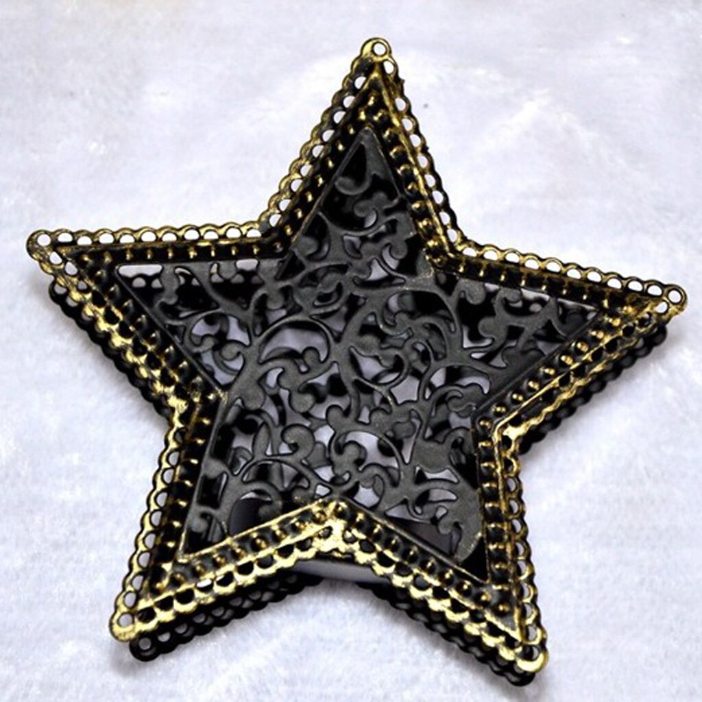 Kerstdecoratie marokkaanse kaarsenhouder woonwinkel bar 2 stuks