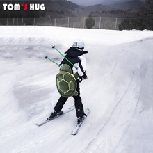 Udendørs sport skiløb skøjteløb lille grøn skildpadde skildpadde hoftebeskyttende bund polstret til ski & rulle snowboard hoftebeskyttelse