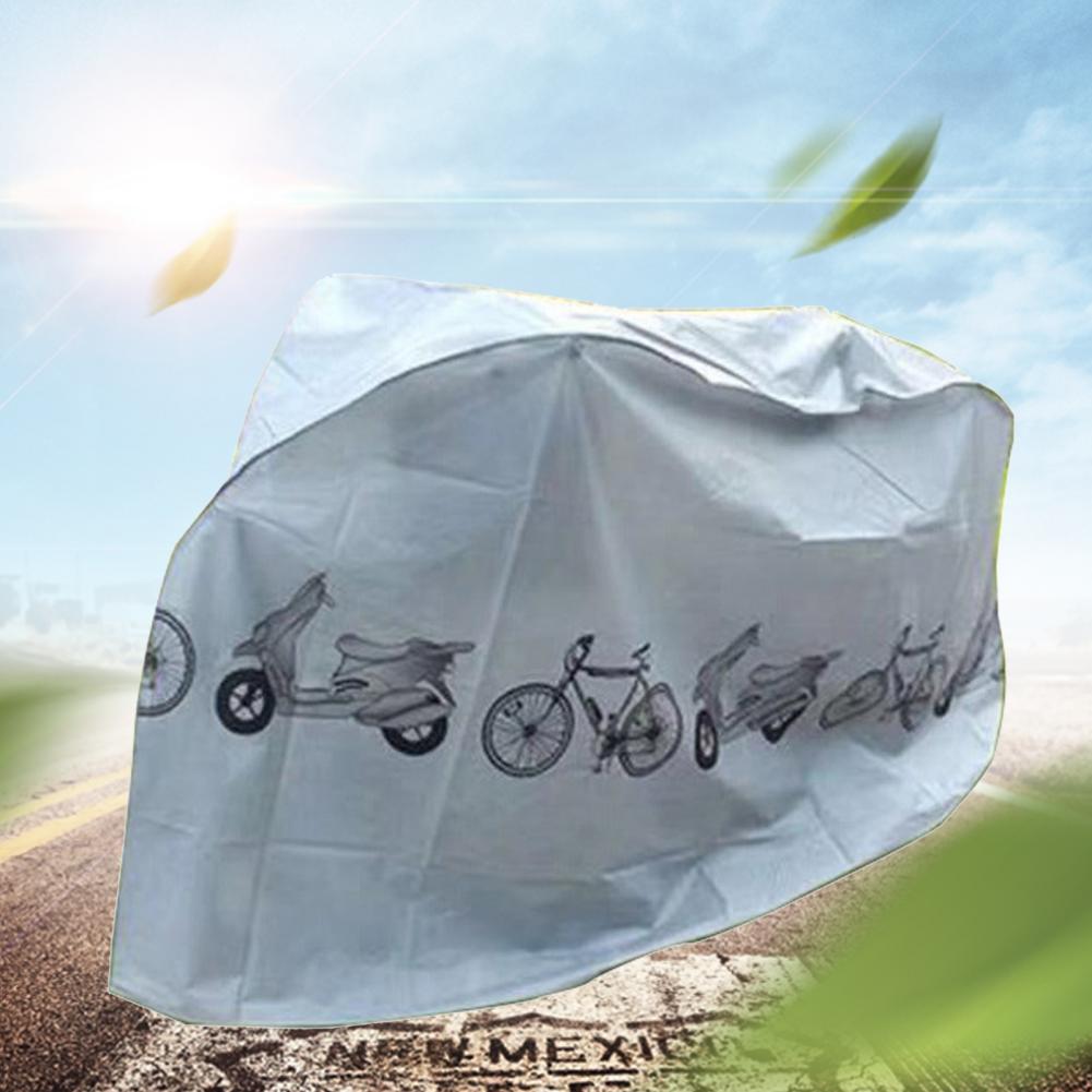 Fietsen Elektrische Motorfiets Scooter Cover Stevige Stofdicht Grey Firm Fiets Protector Voor Fiets Motorfiets Scooter