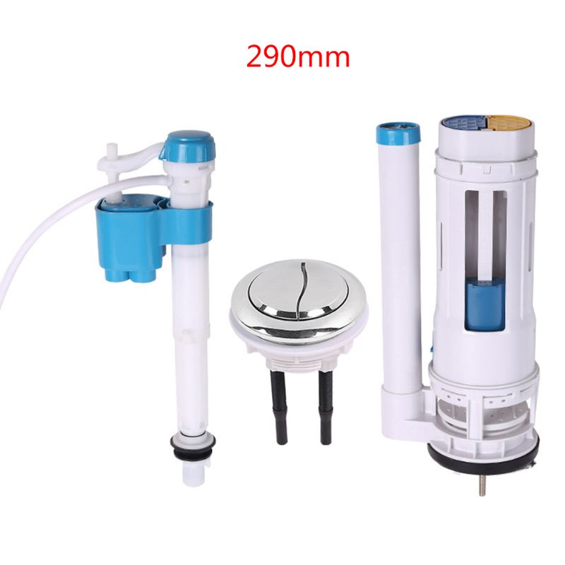 1Set Universal Toilet Tank Fittings Kit Dual-flush Toilet Repair Tools for Home Bathroom Use Supplies: C