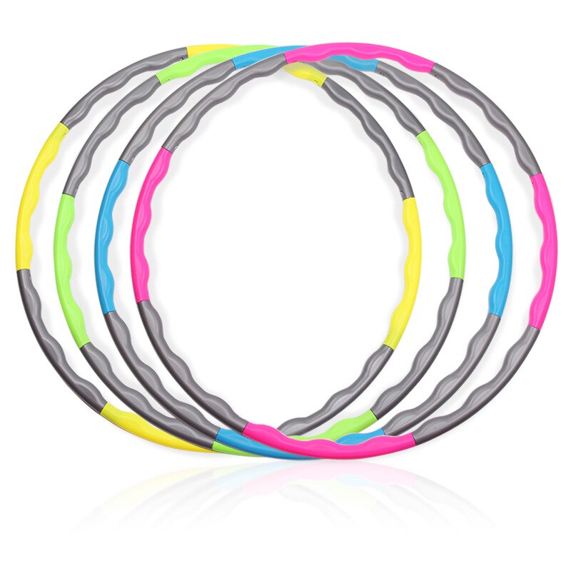 8 Knopen Sport Hoops Verwijderbare Pe Hoepel Vrouwelijke Gewichtsverlies Fitness Hoepel Yoga Accessoires Gym Apparatuur Thuis Oefening Bodybuilding