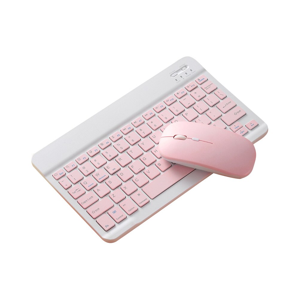 Tablet Bluetooth Keyboard for Ipad Air 3 4 7 8th Generatie Pro 11 12.9 Bluetooth Toetsenbord for Xiaomi Samsung Android windows: Red
