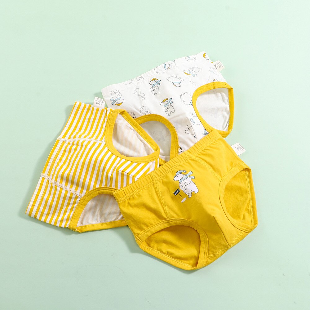 3 Pcs Boys Briefs Children 5% Spandex Cotton Cartoon Boys Children Underwear Children Manufacturers: SJ253
