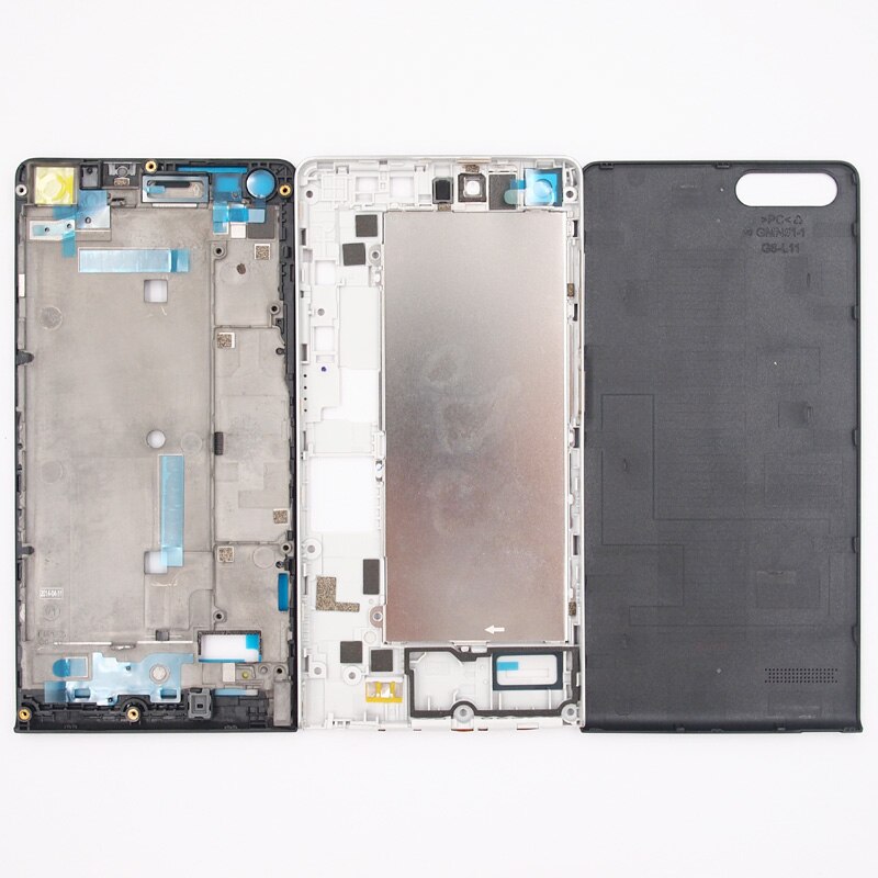 BaanSam Front Frame Middle Frame Battery Door Back Cover Housing Case For Huawei Ascend G6 G6-L11 Special Version