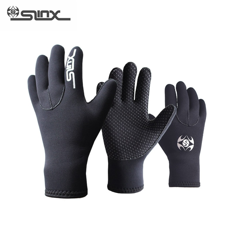 SLINX 3mm Neopren Warme Tauchen Tauchen Handschuhe Männer Frauen Schnorcheln Speerfischen Windsurfen Surfen Bootfahren Anti-kratzen Handschuhe