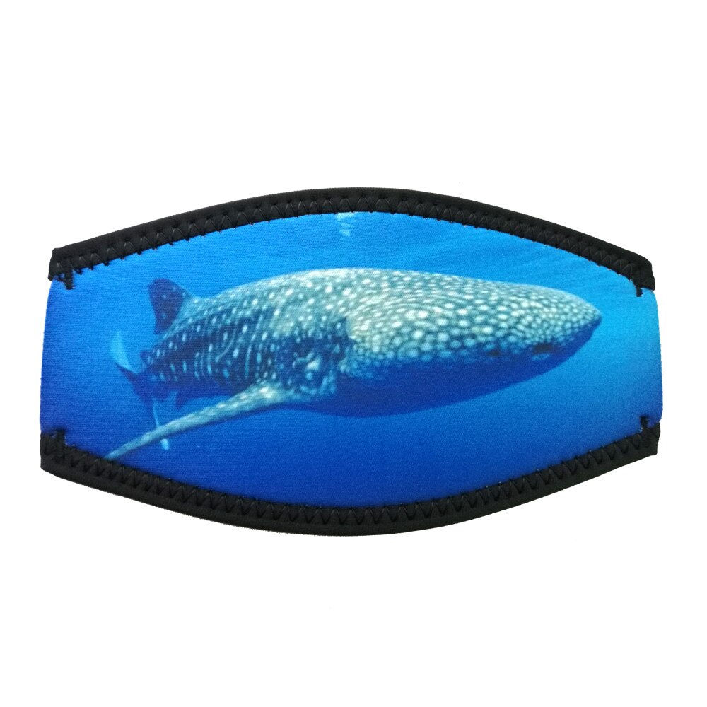 neoprene morbido subacqueo immersione maschera copertura cinturino nuoto Surf immersioni Snorkeling copertura cinturino per capelli sostituzione involucro: whale