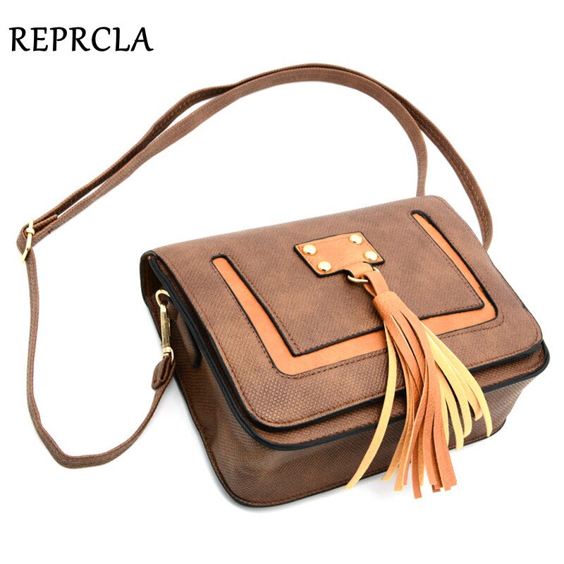 REPRCLA-petit sac à épaule pour femmes, sac à bandoulière mignon avec pompon, sacoches à rabat de bonne de pour dames