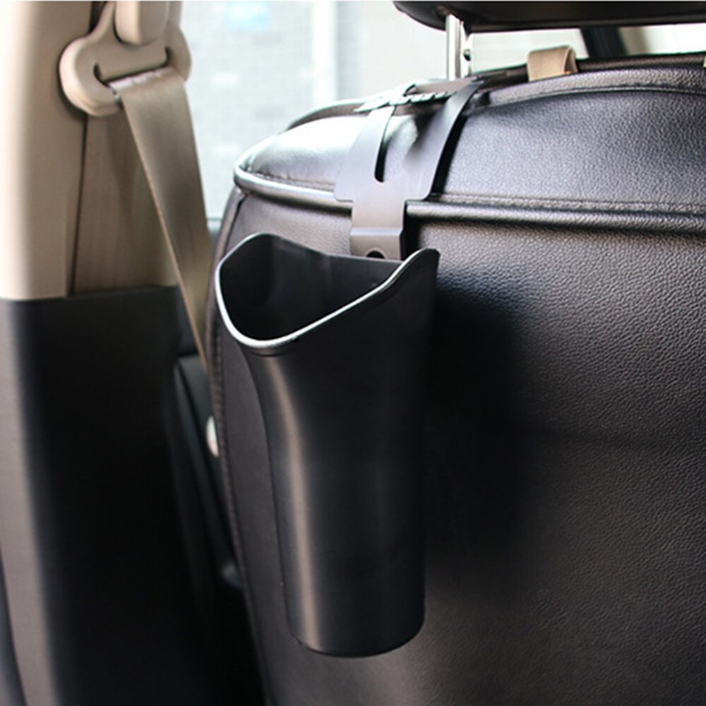 Soporte de cubo para asiento trasero de coche, bolsa de almacenamiento impermeable, paraguas plegable de mango largo, herramientas de almacenamiento universales para coche, basura