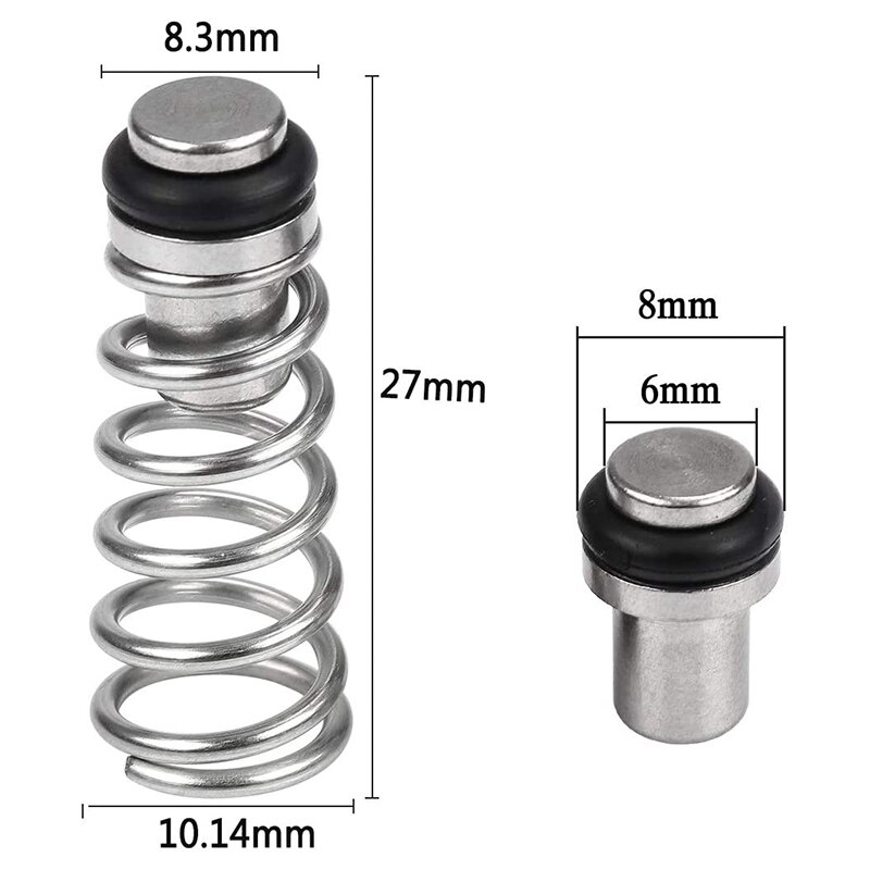 5PCS Poppet Valve Universal Poppet Valve Keg Poppet Valve Ball Lock Poppet Valve Pin Lock Poppet for Homebrewing