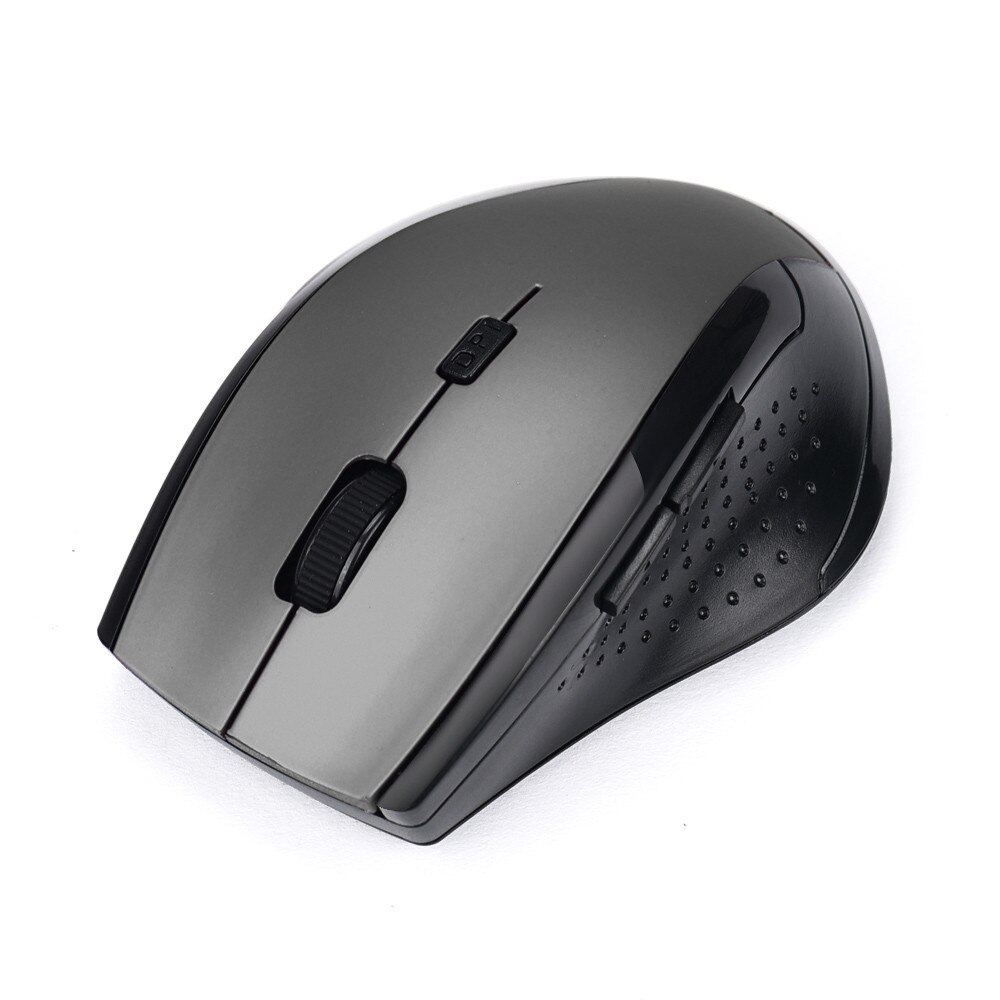Wireless Mouse Matte Gray 2.4GHz 6D USB Wireless Optical Gaming Mouse 2000 DPI Mouse For Laptop Desktop PC Wireless Mouse Mice