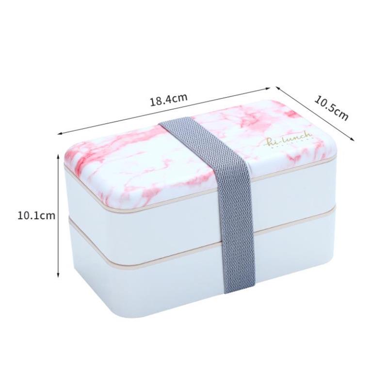 Mepal Broodtrommel Midi - Bento Box voor 2 sandwiches of 4 sneetjes brood - Lunchbox voor kleine snacks & restjes - Eetbox voor volwassenen met vakken - Levendig lila