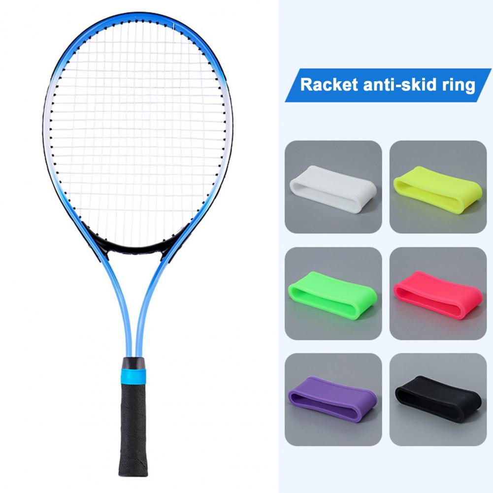 2Pcs Overgrip Pickleball Paddle Grip Band Elastic Badminton Table Tennis Racket Overgrip Handle Anti-slip Ring