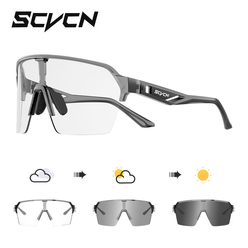 Scvcn-gafas de sol fotocromáticas para mujer, lentes de sol de lujo a la para conducir, pescar, ciclismo, Golf, bicicleta de montaña: Verde