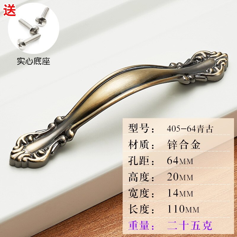 10Pcs Deurklink Garderobemeubilair Handvat Moderne Minimalistische Lade Kast Deur Antieke Kast Deur Kleine Handvat Enkel Gat: 2