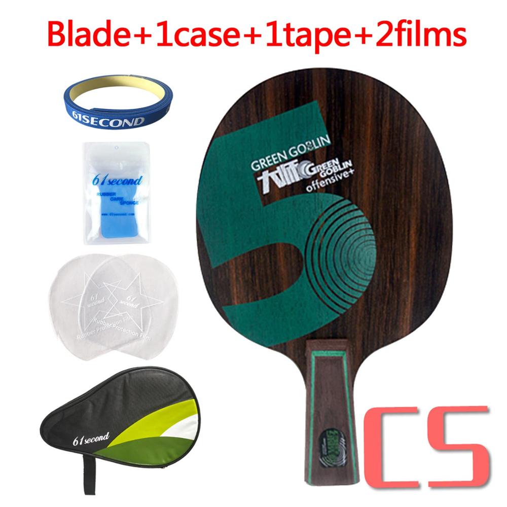 Friendship 729 Master series table tennis racket Green goblin 5/7 Ebony ebony 5 7 OFFENSIVE attack: 5 CS with HM 1case