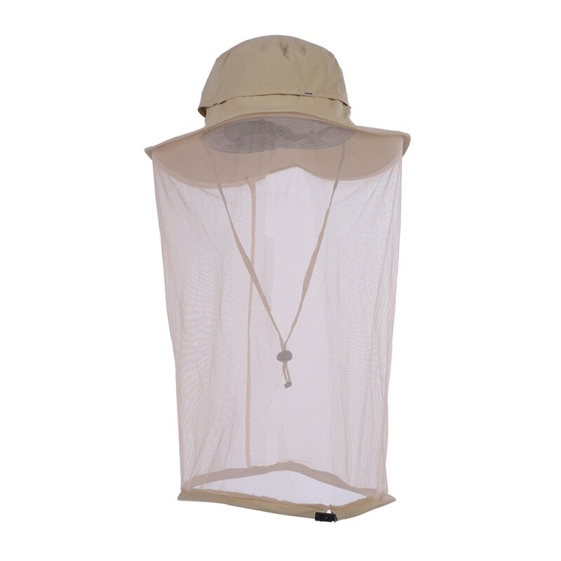 Outdoor Vissen Cap Midge Mosquito Insect Hoed Vissen Hoed Bug Mesh Head Netto Gezicht Protector Travel Camping Cap Hoeden
