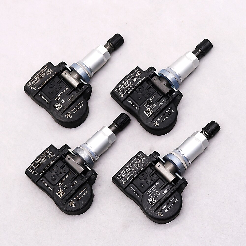 1074812-00-B Set Van (4) tpms Bandenspanning Monitor Sensor Voor Tesla Model 3 S X Y 433Mhz