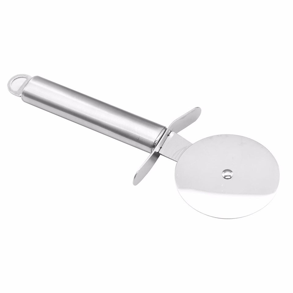304 Stainless Steel Pizza Cutter Super Sharp Pizza Slicer-Rocker with Non-Slip Handle